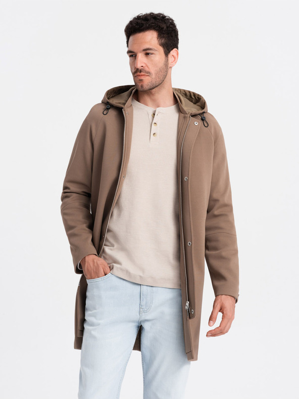 Ombre Clothing Palton Maro