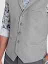 Ombre Clothing Jachetă de costum pentru bărbați gri deschis cu guler Ombre Clothing