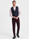 Ombre Clothing Jachetă bărbătească albastru închis cu rever Ombre Clothing