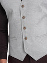Ombre Clothing Vesta jacquard gri deschis pentru bărbați Ombre Clothing