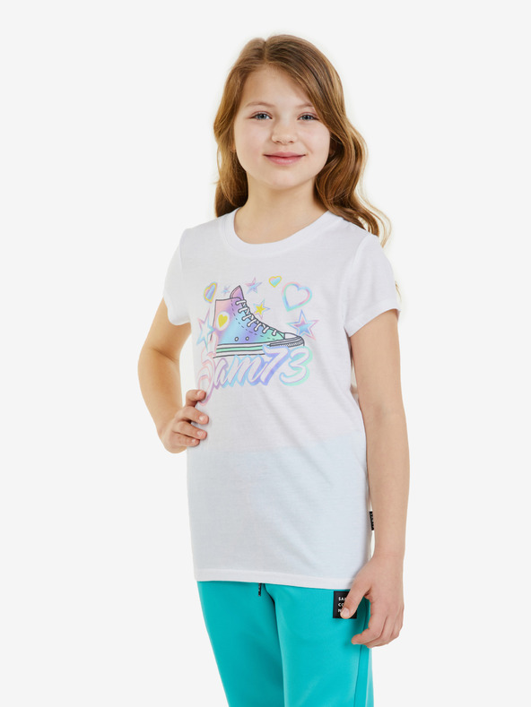 Sam 73 Ursula Tricou pentru copii Alb