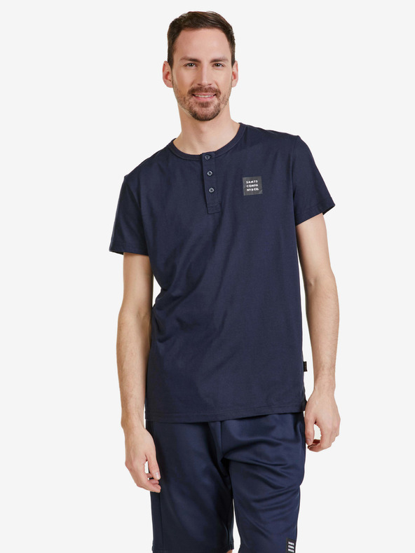 Sam 73 Tricou pentru bărbați albastru închis SAM 73 Gideon