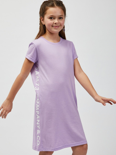 Sam 73 Rochie de vară violet deschis pentru fete SAM73 Pyxis