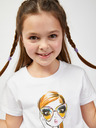Sam 73 Tricou imprimat alb pentru fete SAM73 Mora