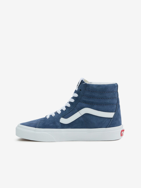 Vans Adidași cu gleznă din piele întoarsă pentru femei, albastru VANS SK8-Hi