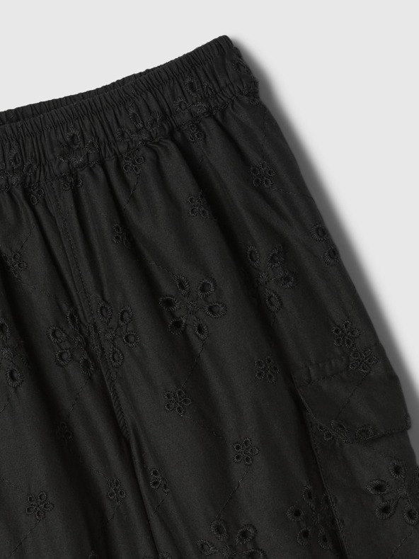 GAP Pantaloni cargo cu dantelă pentru copii GAP