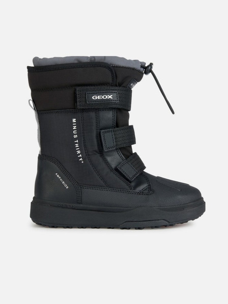 Geox Pantofi de iarnă negri pentru băieți Geox Bunshee Pg B A