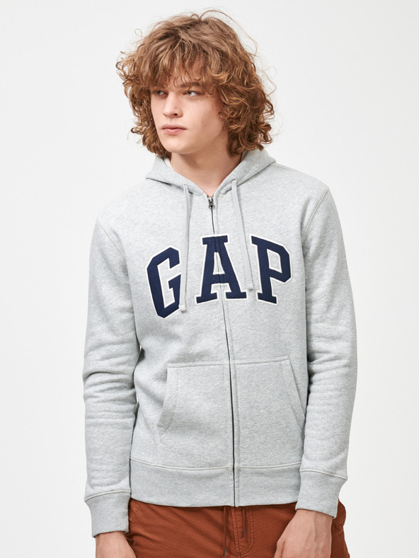 GAP Hanorac cu fermoar GAP logo fleece