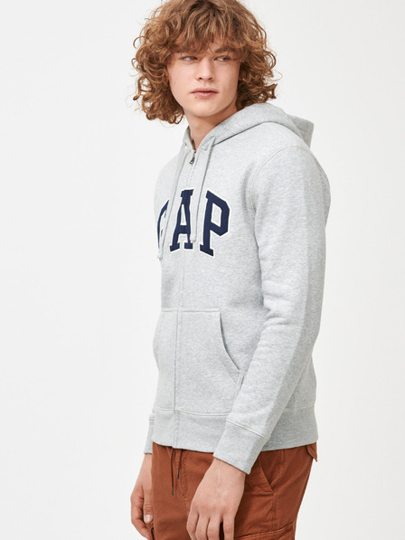 GAP Hanorac cu fermoar GAP logo fleece