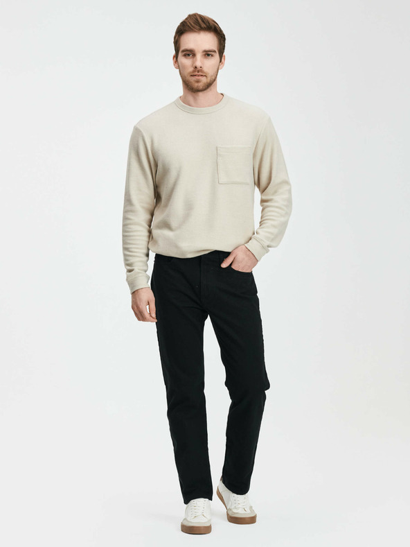 GAP Pantaloni Negru