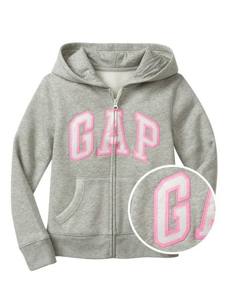 GAP Hanorac pentru copii GAP logo fermoar