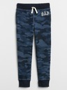 GAP Pantaloni de trening fleece logo army pentru copii GAP