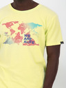 Alife and Kickin Tricou bărbătesc imprimat galben Alife and Kickin