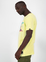 Alife and Kickin Tricou bărbătesc imprimat galben Alife and Kickin