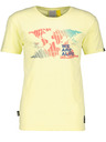 Alife and Kickin Tricou bărbătesc imprimat galben Alife and Kickin