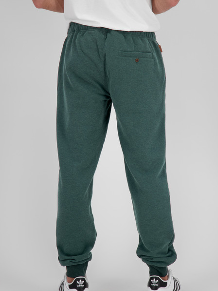 Alife and Kickin Pantaloni de trening verde închis pentru bărbați Alife and Kickin