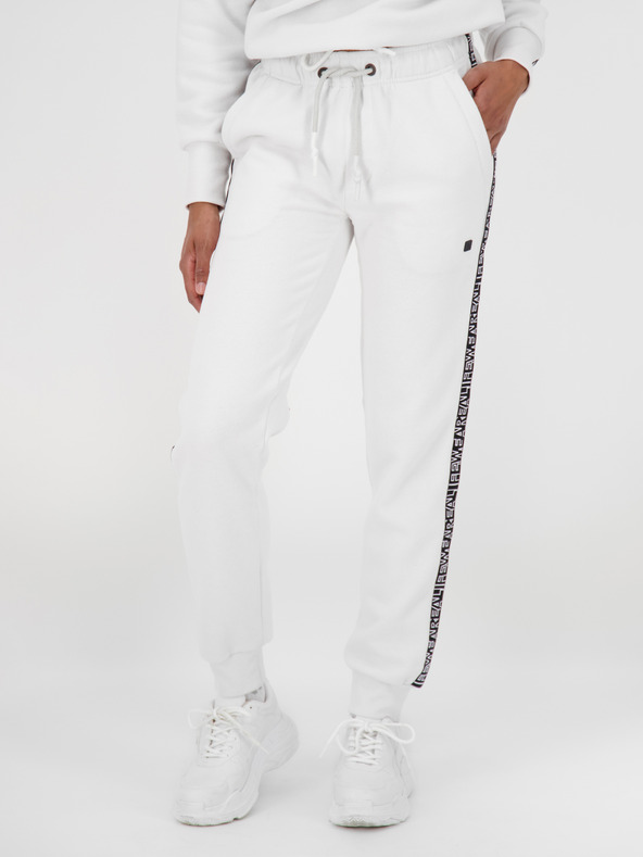 Alife and Kickin Hanorac alb pentru femei cu rever Alife and Kickin