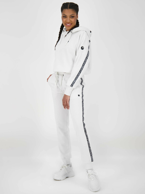 Alife and Kickin Hanorac alb pentru femei cu rever Alife and Kickin