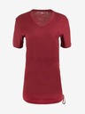 ALPINE PRO Tricou de damă burgundy ALPINE PRO AIKA