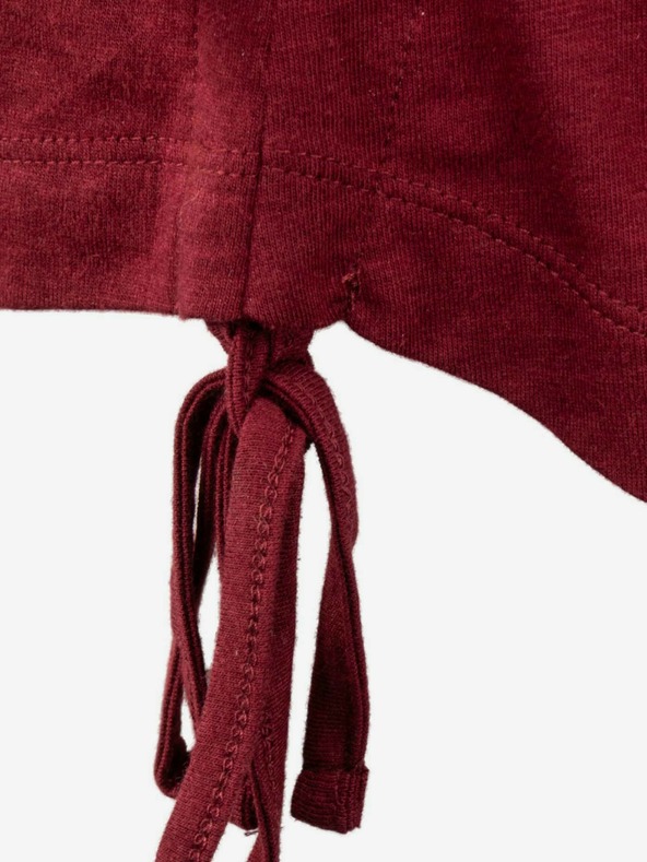 ALPINE PRO Tricou de damă burgundy ALPINE PRO AIKA