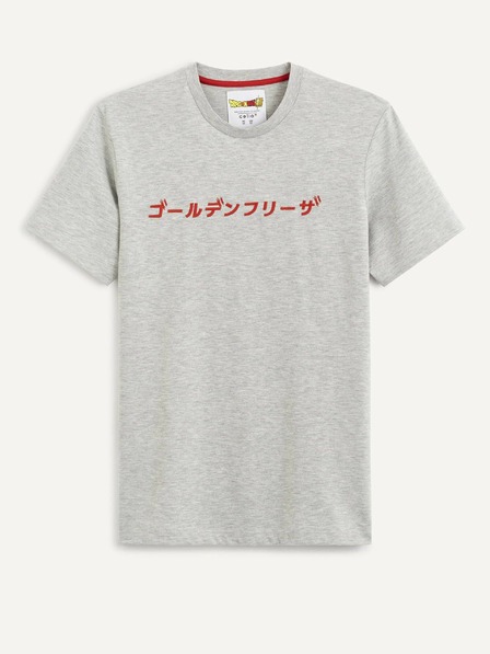 Celio Tricou gri pentru bărbați cu imprimeu pe spate Celio Lvedrago1