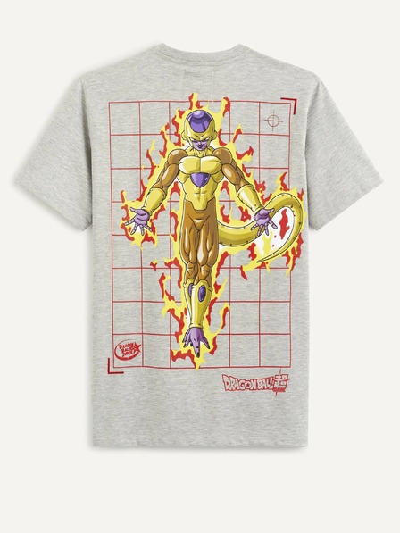 Celio Tricou gri pentru bărbați cu imprimeu pe spate Celio Lvedrago1