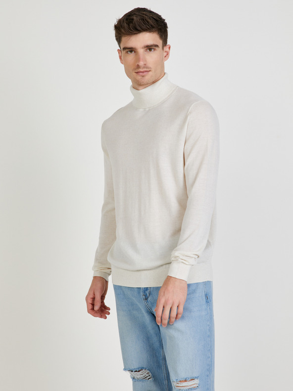 Celio Menos Turtleneck Alb