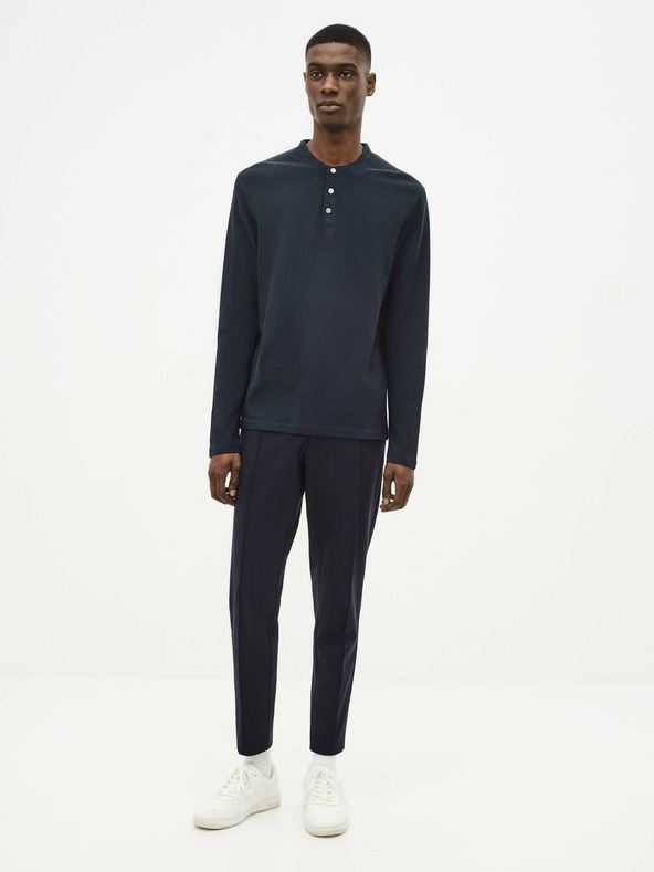 Celio Tricou albastru închis Celio Sewaffle