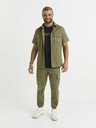 Celio Cămașă de bărbați kaki cu buzunare Celio