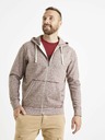 Celio Hanorac cu glugă pentru bărbați Burgundy Celio