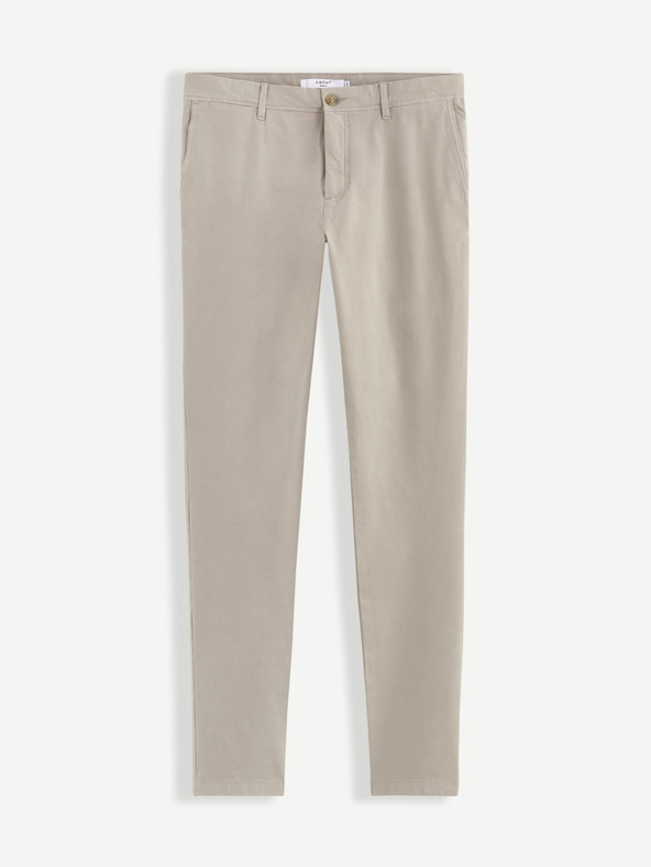 Celio Tocharles Chino Pantaloni Alb