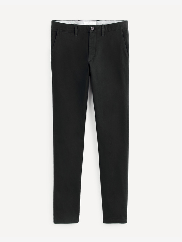 Celio Motalia Chino Pantaloni Negru