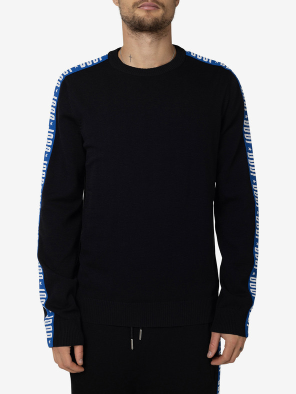 Diesel Pulover negru Diesel K-Tracky pentru bărbați