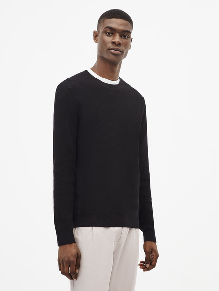 Celio Pulover de bază negru Celio Tepic