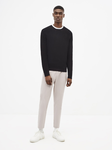 Celio Pulover de bază negru Celio Tepic