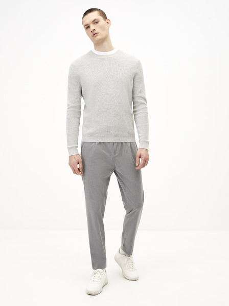 Celio Pulover de bază gri deschis Celio Tepic