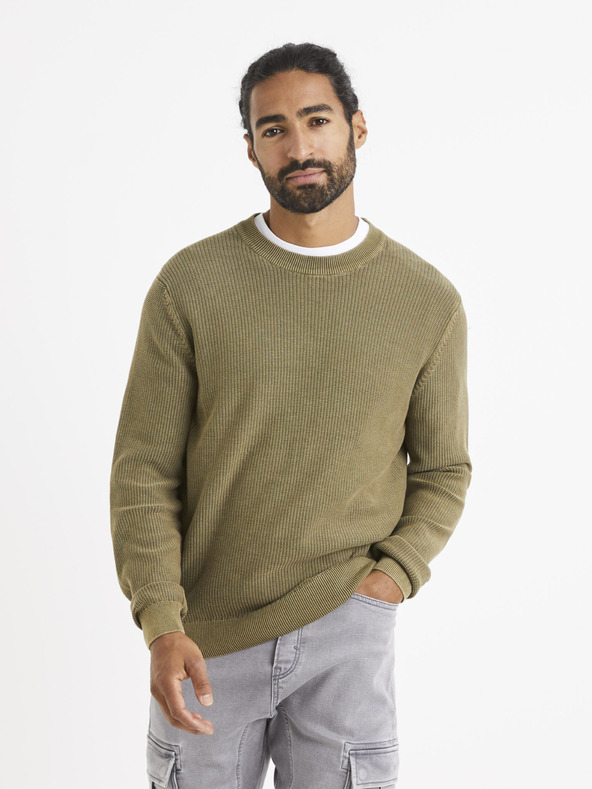 Celio Vecold Pulover Verde