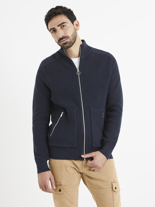 Celio Hanorac basic albastru închis Celio Vezipper