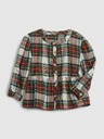 GAP Baby top peplum din cămașă GAP