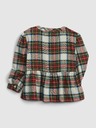 GAP Baby top peplum din cămașă GAP
