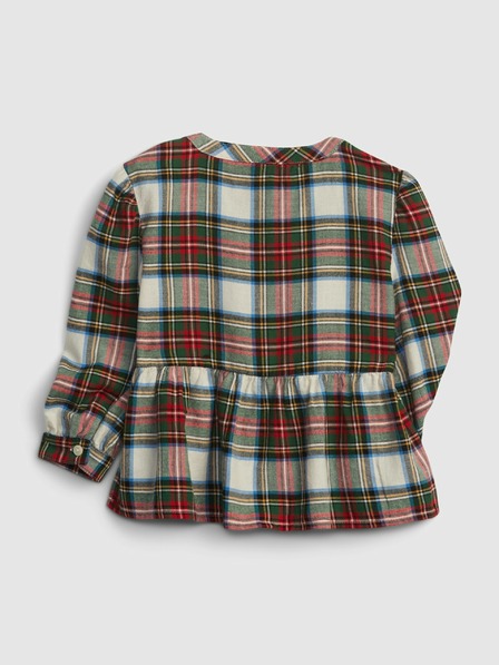 GAP Baby top peplum din cămașă GAP
