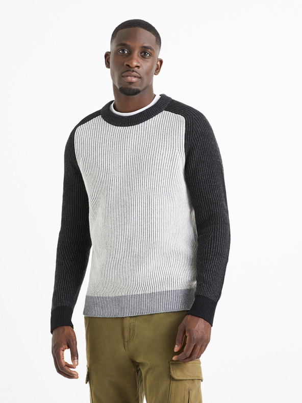 Celio Veriblock Pulover Gri