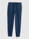GAP Pantaloni de trening cu efect denim GAP