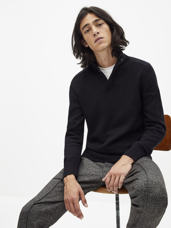 Celio Serome Pulover Negru