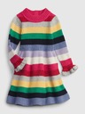 GAP Baby dress cu dungi și volan GAP