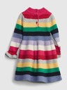 GAP Baby dress cu dungi și volan GAP
