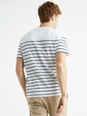 Celio Tricou cu dungi albe și negre pentru bărbați Celio Bebaser