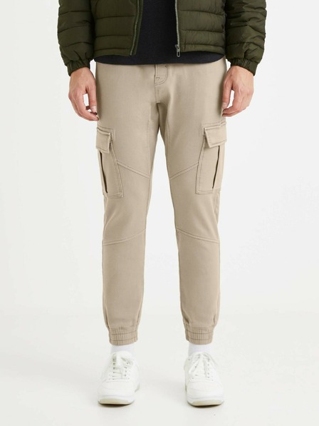 Celio Pantaloni bărbați bej Celio Vokit