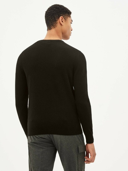 Celio Pulover negru din cașmir pentru bărbați Celio Jecloud
