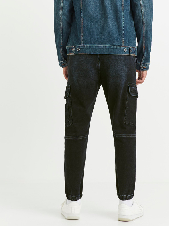 Celio Pantaloni din denim Celio Vojog albastru închis pentru bărbați